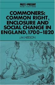 Cover of Commoners by J. M. Neeson