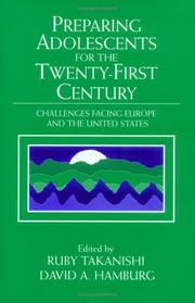 Front cover of Preparing adolescents for the twenty-first century by Ruby Takanishi