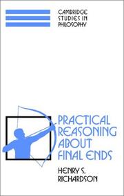 Cover of Practical Reasoning about Final Ends (Cambridge Studies in Philosophy) by Henry S. Richardson