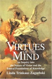 Front cover of Virtues of the mind by Linda Trinkaus Zagzebski