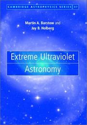 Front cover of Extreme ultraviolet astronomy by Martin A. Barstow