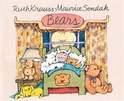 Cover of Bears by Ruth Krauss