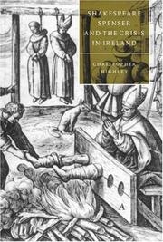 Front cover of Shakespeare, Spenser, and the crisis in Ireland by Christopher Highley