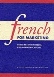 Cover of French for marketing by R. E. Batchelor