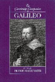 Front cover of The Cambridge companion to Galileo by Peter K. Machamer