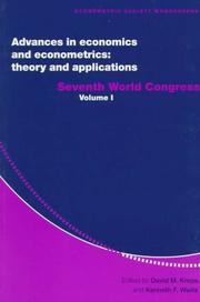 Cover of Advances in economics and econometrics by David M. Kreps