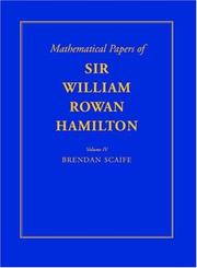 Front cover of Mathematical Papers of Sir William Rowan Hamilton Volume IV by William Rowan Hamilton
