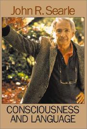 Cover of Consciousness and Language by John R. Searle