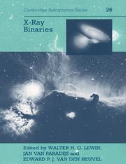 Cover of X-Ray Binaries by Walter H. G. Lewin