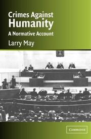 Cover of Crimes against Humanity by Larry May