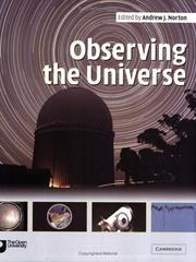 Cover of Observing the universe by Andrew Norton