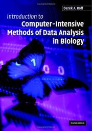 Front cover of Introduction to Computer-Intensive Methods of Data Analysis in Biology by Derek A. Roff