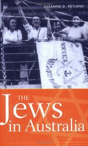 Front cover of The Jews in Australia by Suzanne D. Rutland