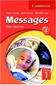 Cover of Messages 4 Class Audio Cassettes (Messages) by Diana Goodey
