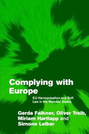Cover of Complying with Europe by Gerda Falkner