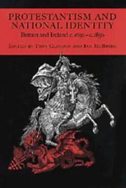 Front cover of Protestantism and national identity by Tony Claydon