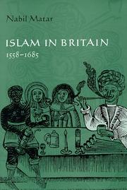 Front cover of Islam in Britain, 1558-1685 by N. I. Matar