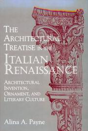 Front cover of The architectural treatise in the Italian Renaissance by Alina Alexandra Payne