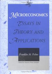 Front cover of Microeconomics by Franklin M. Fisher