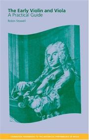 Front cover of The Early Violin and Viola by Robin Stowell
