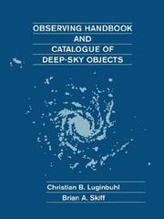 Front cover of Observing handbook and catalogue of deep-sky objects by Christian B. Luginbuhl