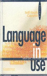 Cover of Language in Use Beginner Self-study cassette by Adrian Doff