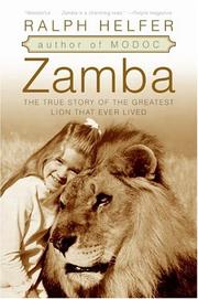 Cover of Zamba by Ralph Helfer