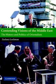 Cover of Contending visions of the Middle East by Zachary Lockman