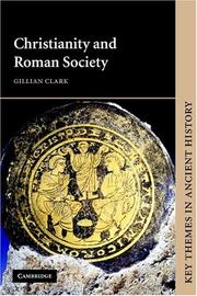Front cover of Christianity and Roman society by Gillian Clark