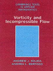 Front cover of Vorticity and incompressible flow by Andrew Majda