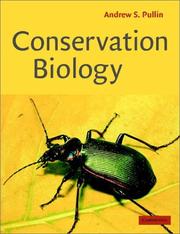 Cover of Conservation Biology by Andrew S. Pullin