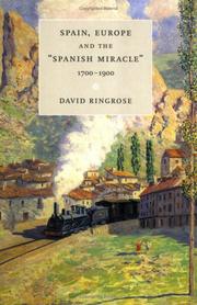 Front cover of Spain, Europe, and the 'Spanish Miracle', 17001900 by David R. Ringrose