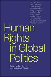 Front cover of Human rights in global politics by Timothy Dunne