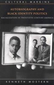 Front cover of Autobiography and Black identity politics by Kenneth Mostern