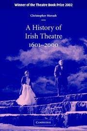 Front cover of A History of Irish Theatre 1601-2000 by Christopher Morash