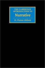 Front cover of The Cambridge introduction to narrative by H. Porter Abbott