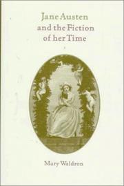 Front cover of Jane Austen and the fiction of her time by Mary Waldron