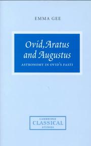 Front cover of Ovid, Aratus, and Augustus by Emma Gee