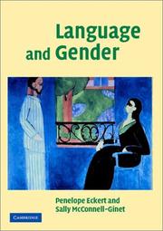 Cover of Language and gender by Penelope Eckert