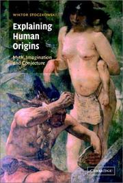 Cover of Explaining Human Origins by Wiktor Stoczkowski