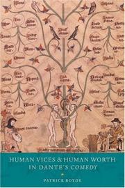 Front cover of Human Vices and Human Worth in Dante's Comedy by Patrick Boyde