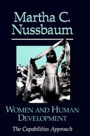 Cover of Women and Human Development by Martha Nussbaum