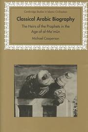 Cover of Classical Arabic biography by Michael Cooperson