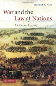 Front cover of War and the Law of Nations by Stephen C. Neff