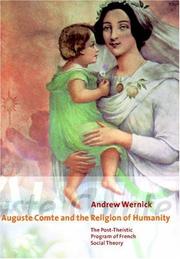 Front cover of Auguste Comte and the Religion of Humanity by Andrew Wernick