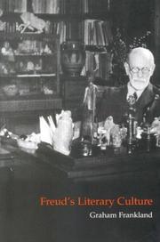 Front cover of Freud's literary culture by Graham Frankland