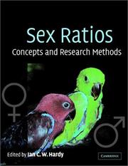 Front cover of Sex ratios by Ian Hardy