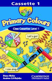 Front cover of Primary Colours 1 Class Cassettes (Primary Colours) by Diana Hicks