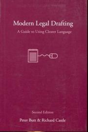 Cover of Modern Legal Drafting by Richard Castle