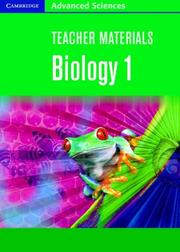Front cover of Biology 1 by Richard Fosbery